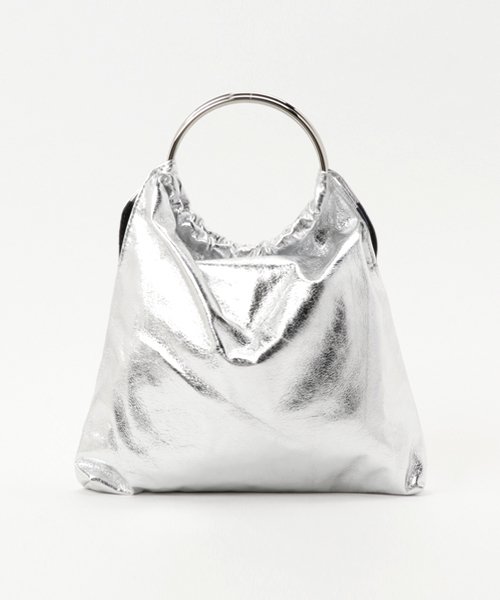 UR SELECT（ユーアールセレクト）の「メタリックリングバッグ（トートバッグ・レディース・シルバー/ゴールド・FREE）」の9枚目の写真