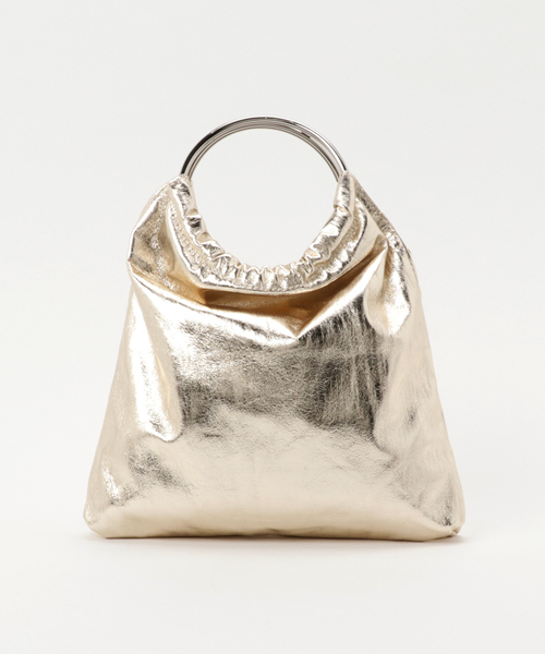 UR SELECT（ユーアールセレクト）の「メタリックリングバッグ（トートバッグ・レディース・シルバー/ゴールド・FREE）」の10枚目の写真