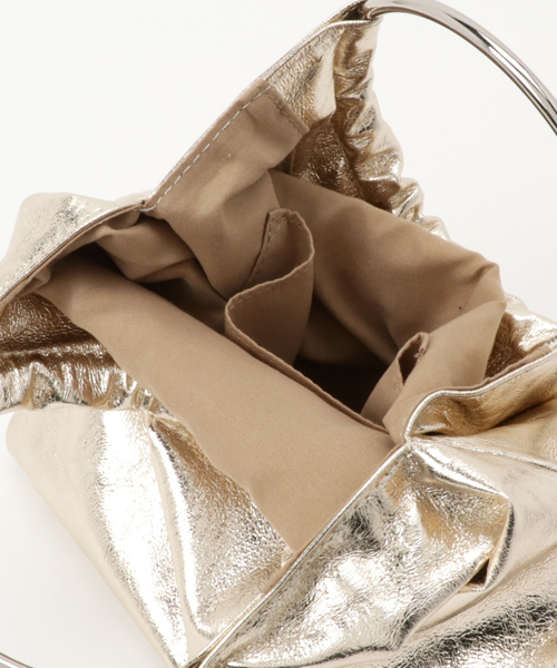 UR SELECT（ユーアールセレクト）の「メタリックリングバッグ（トートバッグ・レディース・シルバー/ゴールド・FREE）」の6枚目の写真