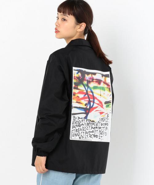 Another Edition(アナザーエディション)の「AE×RK PRT COACH JK◆(その他アウター・レディース・ホワイト/ブラック・FREE)」の2枚目の写真