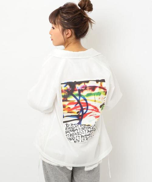 Another Edition(アナザーエディション)の「AE×RK PRT COACH JK◆(その他アウター・レディース・ホワイト/ブラック・FREE)」の12枚目の写真