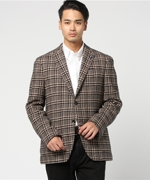 ラルディーニ　チェック柄 テーラードジャケット　サイズ50 LARDINI（ラルディーニ）の「LARDINI チェック柄ジャケット