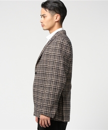 LARDINI チェック柄 テーラードジャケット LARDINI（ラルディーニ）の「LARDINI チェック柄ジャケット