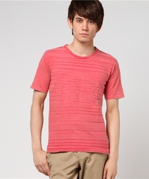 VENCEEXCHANGE | オルテガジャガード切り替えT              (Tシャツ/カットソー)