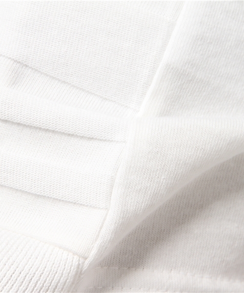 VENCEEXCHANGE（ヴァンスエクスチェンジ）の「オルテガジャガード切り替えT              （Tシャツ/カットソー・メンズ・ホワイト/ブルー/ベビーピンク・MEDIUM/LARGE）」の7枚目の写真