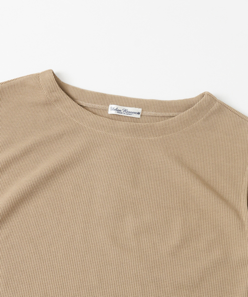 URBAN RESEARCH（アーバンリサーチ）の「機能素材サーマルカットソー（Tシャツ/カットソー・レディース・ベージュ/オフホワイト/ブラック/レッド・FREE）」の6枚目の写真
