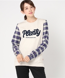 PLENTY�i�v�����e�B�j�́u�yPLENTY HUMANWEAR�zW-HYBRID CREW NECK�i�X�E�F�b�g�j�v