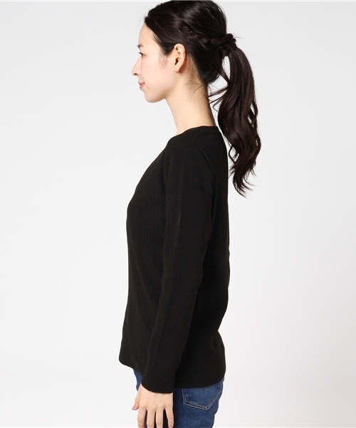 INGNI（イング）の「12G総針リブFクロスニット/レディース-2017AW-（ニット/セーター・レディース・オフホワイト/ブラック/グレー/グリーン/マスタード/ピンク/ボルドー/その他・MEDIUM）」の15枚目の写真