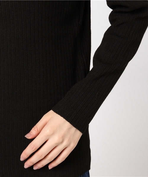 INGNI（イング）の「12G総針リブFクロスニット/レディース-2017AW-（ニット/セーター・レディース・オフホワイト/ブラック/グレー/グリーン/マスタード/ピンク/ボルドー/その他・MEDIUM）」の19枚目の写真