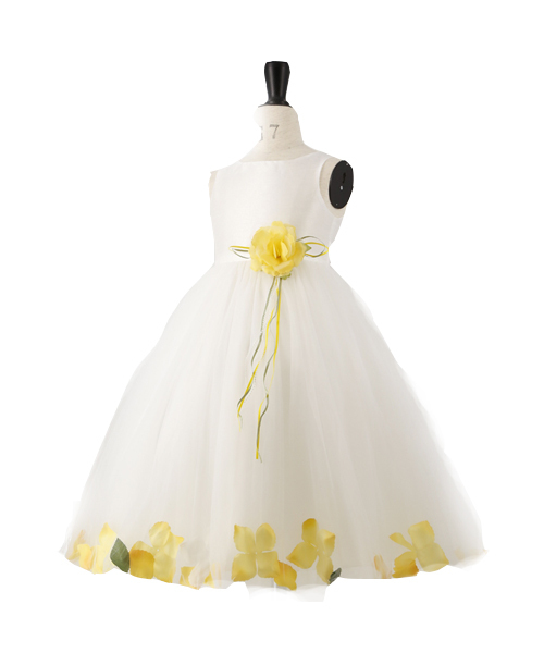 Catherine Cottage（キャサリンコテージ）の「花びら揺れるロマンティックドレス（ドレス・キッズ・グリーン/ピンク/ボルドー/ホワイト/イエロー/コーラルピンク/ライラック/パープル/ブルー・140/130/150/110/120/100/130L/160/120L/160L/140L）」の22枚目の写真