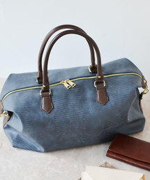 リザード型押し2wayボストンバッグ