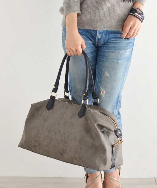 VitaFelice（ヴィータフェリーチェ）の「リザード型押し2wayボストンバッグ（ボストンバッグ・メンズ・ブラック/チャコールグレー/ネイビー/ライトグレー・FREE）」の21枚目の写真