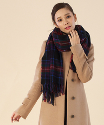 UNITED ARROWS | BEGG*UA W/ANG CHK 70*180 ストール（mg1211uM) （mg1212uC)(ストール/ショール)