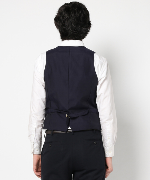 HELIOPOLE（エリオポール）の「ベスト　サキソニーストレッチ（ベスト・メンズ・ネイビー/カーキ/キャメル・44/48/46）」の5枚目の写真