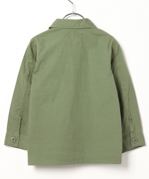 GLOBAL WORK(グローバルワーク)の「【キッズ】ミリタリーシャツ/777120(シャツ/ブラウス・キッズ・カーキ・MEDIUM/LARGE/SMALL/X-LARGE/XX-LARGE)」の4枚目の写真