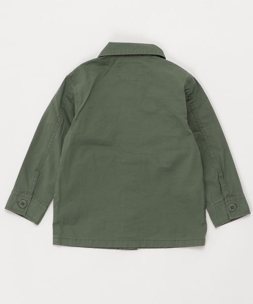 GLOBAL WORK(グローバルワーク)の「【キッズ】ミリタリーシャツ/777120(シャツ/ブラウス・キッズ・カーキ・MEDIUM/LARGE/SMALL/X-LARGE/XX-LARGE)」の2枚目の写真