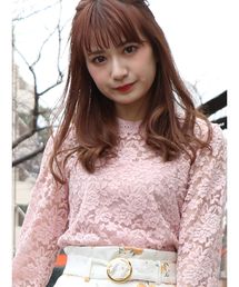 dazzlin | ハイネックレース長袖トップス(シャツ/ブラウス)