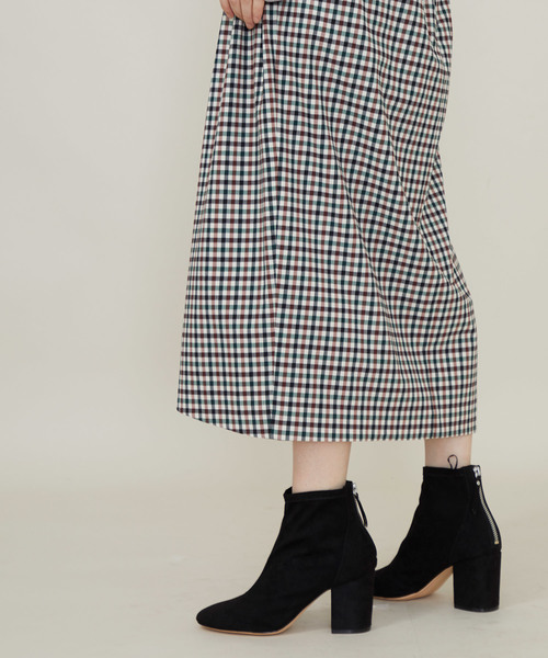 STUDIOUS（ステュディオス）の「チェックコルセットスカート（スカート・レディース・マルチ/ブラウン/ブルー・1/0）」の13枚目の写真