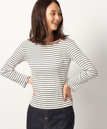 GLOBAL WORK | リブメローボートネック長袖/777525(Tシャツ/カットソー)