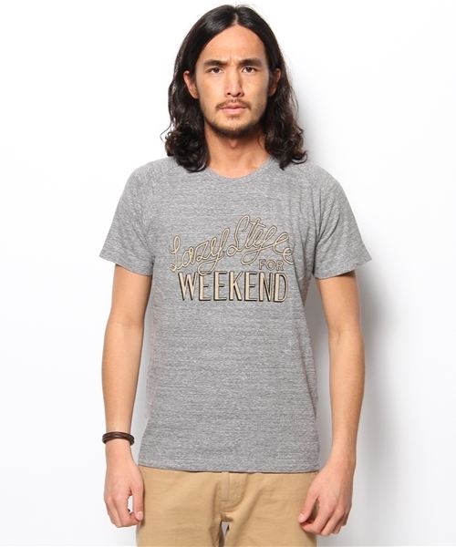 STILL BY HAND(スティルバイハンド)の「CS0832(Tシャツ/カットソー・メンズ・グレー/ホワイト・46/48)」の2枚目の写真