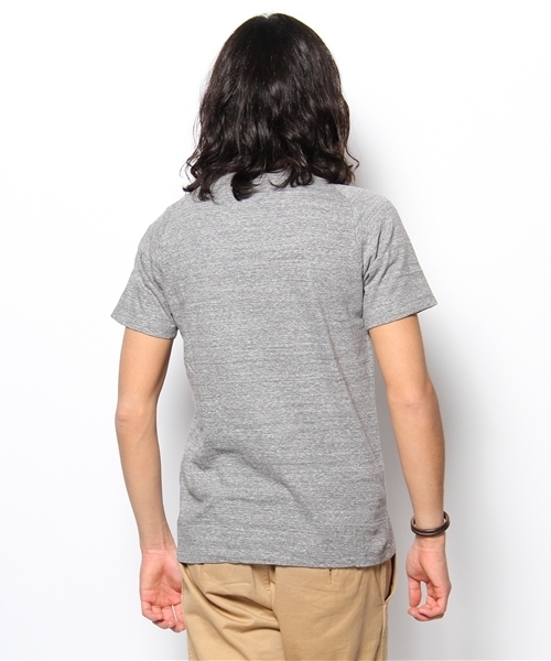 STILL BY HAND(スティルバイハンド)の「CS0832(Tシャツ/カットソー・メンズ・グレー/ホワイト・46/48)」の4枚目の写真