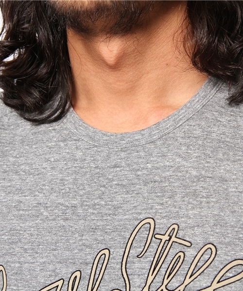 STILL BY HAND(スティルバイハンド)の「CS0832(Tシャツ/カットソー・メンズ・グレー/ホワイト・46/48)」の5枚目の写真