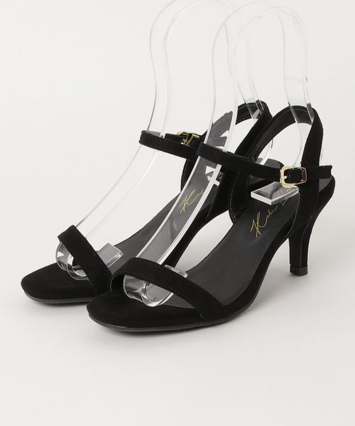 KOBE LETTUCE（コウベレタス）の「華奢見えアンクルストラップ6cmヒールシンプルカラーサンダル シューズ レディース[I1557]神戸レタス（サンダル・レディース・ホワイト/ドット/ベージュ/パープル系その他/グリーン/イエロー/ブラック/シルバー/パイソン・L/LL/M/S）」の12枚目の写真