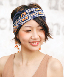 チャイハネ | 【チャイハネ】エスニックターバン ヘアバンド(ヘアバンド)
