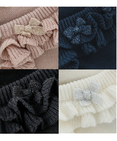 Catherine Cottage（キャサリンコテージ）の「shiny ribbon ボレロ KIDS（カーディガン/ボレロ・キッズ・ホワイト/ネイビー/レッド/ピンク/ブラック・100/110/120/130/140）」の12枚目の写真