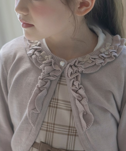 セール】shiny ribbon ボレロ KIDS（カーディガン/ボレロ）｜Catherine