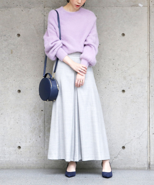 Liesse ヘアリーニットボリュームスリーブニットプルオーバー Liesse（リエス）の「ヘアリーニットボリュームスリーブニットプル