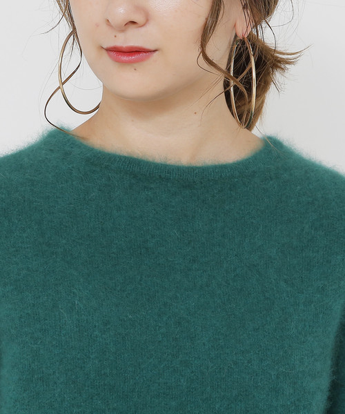 Liesse ヘアリーニットボリュームスリーブニットプルオーバー Liesse（リエス）の「ヘアリーニットボリュームスリーブニットプル