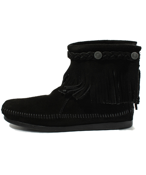 Minnetonka（ミネトンカ）の「【MINNETONKA / バックジップ ブーツ】（ブーツ・レディース・ブラック/ブラウン・7/5/8/6/9）」の8枚目の写真