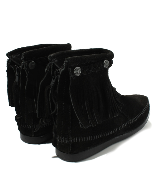 Minnetonka（ミネトンカ）の「【MINNETONKA / バックジップ ブーツ】（ブーツ・レディース・ブラック/ブラウン・7/5/8/6/9）」の3枚目の写真