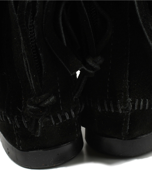 Minnetonka（ミネトンカ）の「【MINNETONKA / バックジップ ブーツ】（ブーツ・レディース・ブラック/ブラウン・7/5/8/6/9）」の4枚目の写真