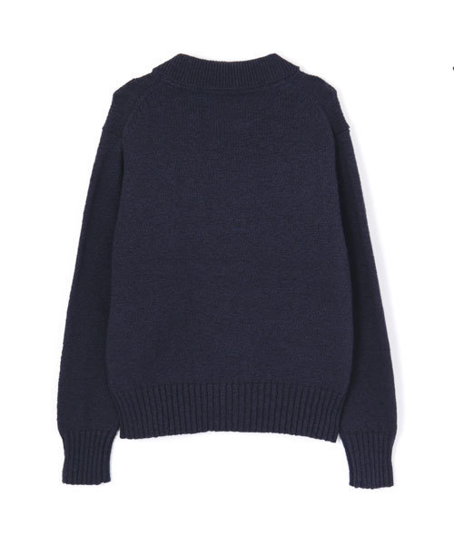 MHL.（エムエイチエル）の「SLUB COTTON LINEN（ニット/セーター・レディース・ネイビー/イエロー・2）」の7枚目の写真