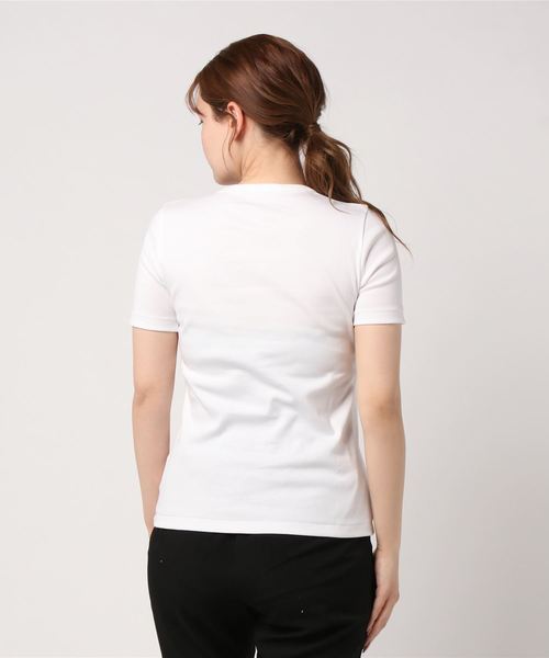 ESTNATION(エストネーション)の「ESTNATION / プレミアムコットンTシャツ(Tシャツ/カットソー・レディース・ブラック/オフホワイト/グレー・38)」の4枚目の写真