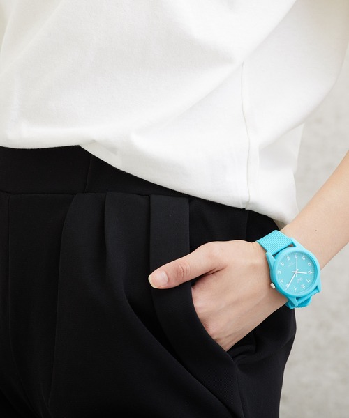 Q&Q(キューアンドキュー)の「Q&Q(アナログ腕時計・メンズ・パープル/レッド/サックスブルー/ピンク/ターコイズブルー/ホワイト×ホワイト/ダークブルー・FREE)」の20枚目の写真