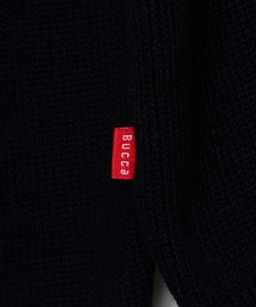 BUCCA 44（ブッカフォーティーフォー）の「【BUCCA 44】ワンポイント刺繍Vネックセーター（ニット/セーター・メンズ・ブラック/レッド/グリーン・MEDIUM/LARGE/X-LARGE/XX-LARGE/XXX-LARGE）」の13枚目の写真