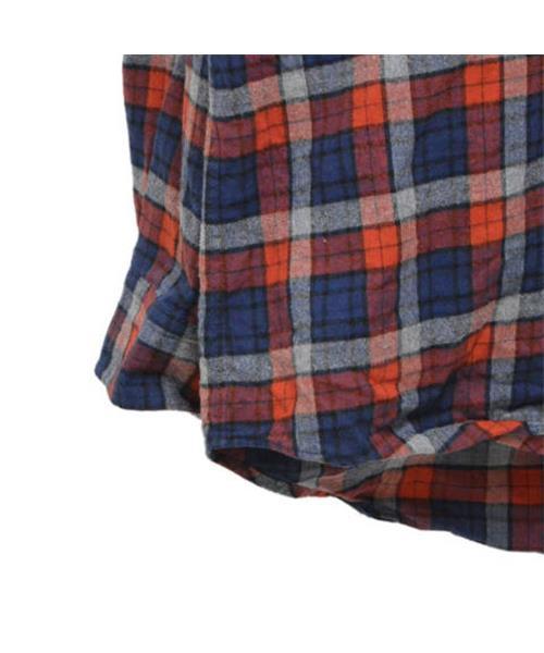 BALENCIAGA フード付きチェックシャツ BALENCIAGA フード付きチェックシャツ