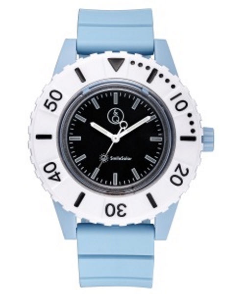 Q&Q SmileSolar（キューアンドキュースマイルソーラー）の「Ｑ＆Ｑ　Smile Solar　スマイルソーラー（アナログ腕時計・メンズ・ブラック系その他/ホワイト×ホワイト/ブラック×ブラック/ブラック×ブルー/ホワイト系その他/ブラック系その他2・FREE）」の6枚目の写真