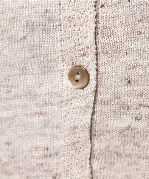 goa(ゴア)の「Linen クルーカーデ(カーディガン/ボレロ・レディース・ベージュ/ナチュラル/インディゴブルー/モカ・FREE)」の9枚目の写真