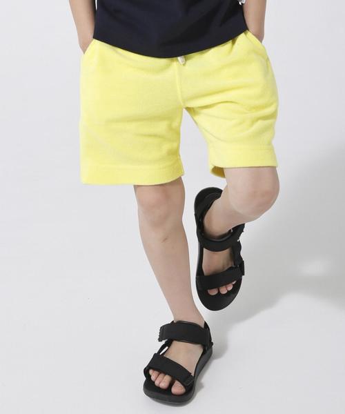 coen（コーエン）の「【新色：コバルトブルー入荷・coen キッズ / ジュニア】シンプルパイルショーツ（ハーフパンツ）（その他パンツ・キッズ・イエロー/ネイビー/グレー/コバルトブルー・110/140/130/150/100/120）」の4枚目の写真