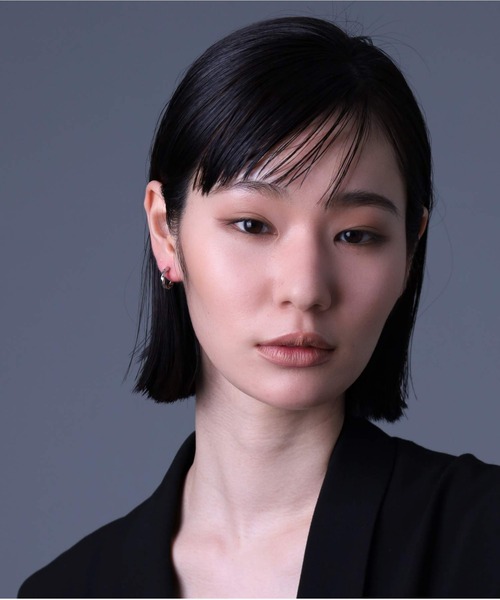 LION HEART（ライオンハート）の「【限定展開】“LH-1”G型ピアス（ツイスト）/サージカルステンレス（金属アレルギー対応）【LION HEART / ライオンハート】（ピアス（片耳用）・メンズ・ブラック/シルバー/ゴールド/ライトブラック・ONE SIZE）」の11枚目の写真