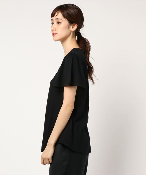 JOURNAL STANDARD relume(ジャーナルスタンダード レリューム)の「【CAL.Berries / カルベリーズ】WIND CHASER Tシャツ(Tシャツ/カットソー・レディース・ホワイト/ブラック・SMALL)」の7枚目の写真