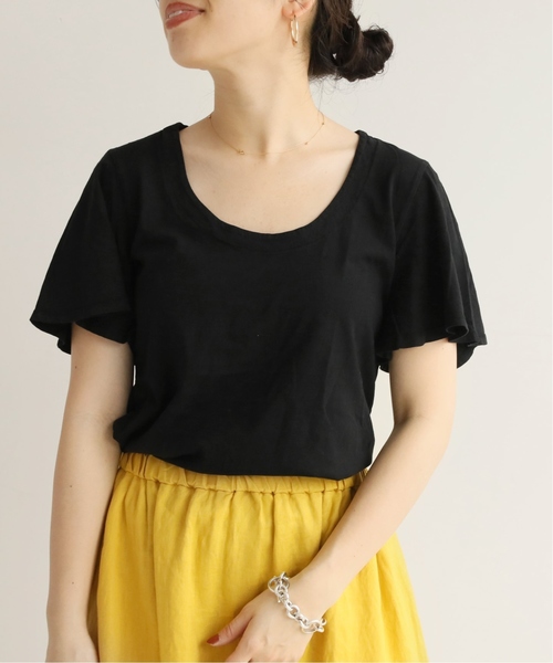 JOURNAL STANDARD relume(ジャーナルスタンダード レリューム)の「【CAL.Berries / カルベリーズ】WIND CHASER Tシャツ(Tシャツ/カットソー・レディース・ホワイト/ブラック・SMALL)」の2枚目の写真