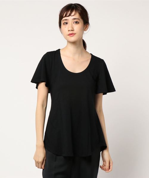 JOURNAL STANDARD relume(ジャーナルスタンダード レリューム)の「【CAL.Berries / カルベリーズ】WIND CHASER Tシャツ(Tシャツ/カットソー・レディース・ホワイト/ブラック・SMALL)」の3枚目の写真