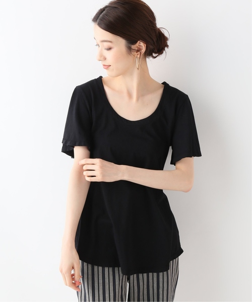 JOURNAL STANDARD relume(ジャーナルスタンダード レリューム)の「【CAL.Berries / カルベリーズ】WIND CHASER Tシャツ(Tシャツ/カットソー・レディース・ホワイト/ブラック・SMALL)」の6枚目の写真