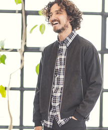 mj6498-Fake Suede Cut Blouson ブルゾン