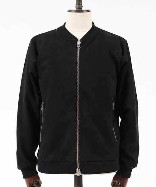 CAMBIO（カンビオ）の「mj6498-Fake Suede Cut Blouson ブルゾン（ブルゾン・メンズ・チャコール/ベージュ/ブラック・L/S/M）」の5枚目の写真